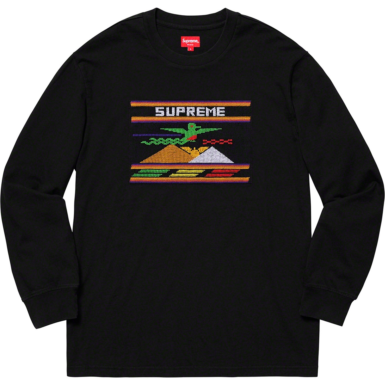 Needlepoint Patch L/S Top view 4